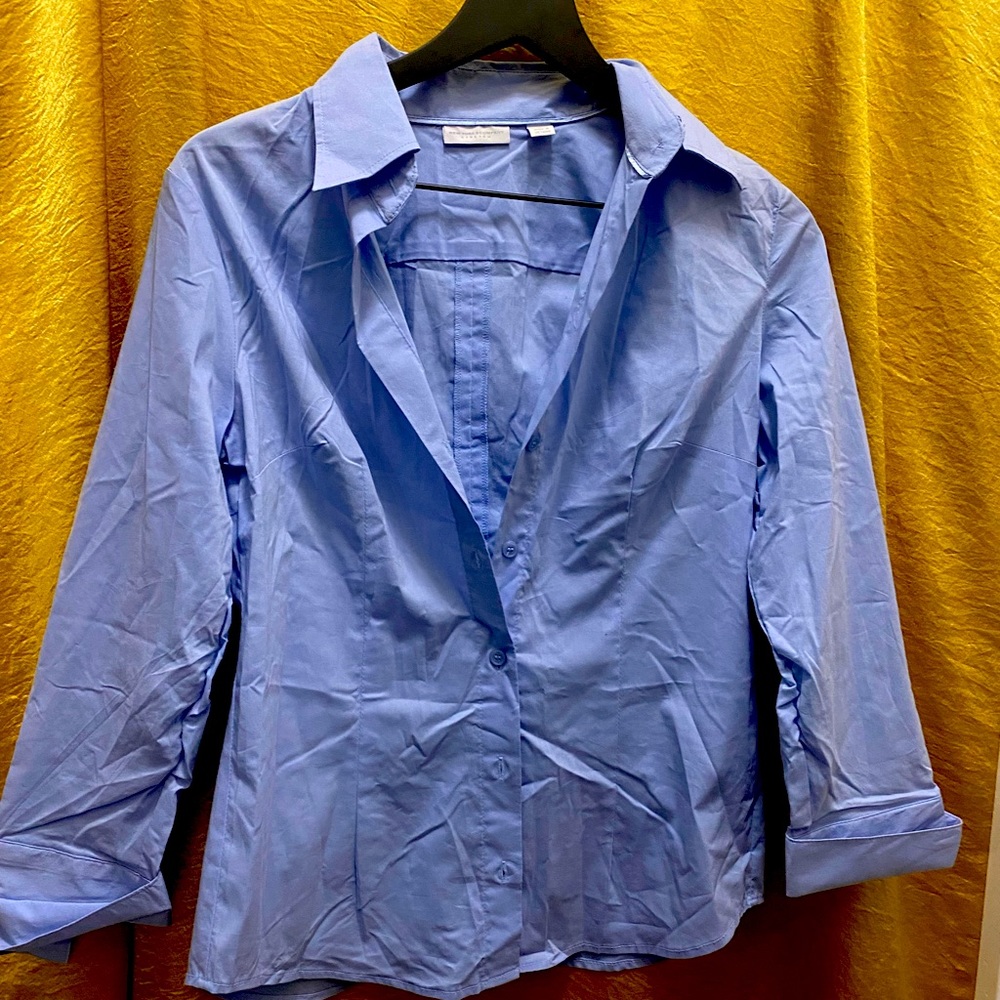 NY&Company Blue Women’s Button down shirt-Medium